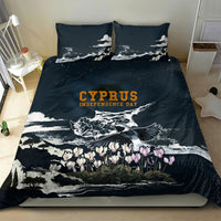 Cyprus Independence Day Freedom Heritage Bedding Set Cyprus Flag Coat Of Arms Bird