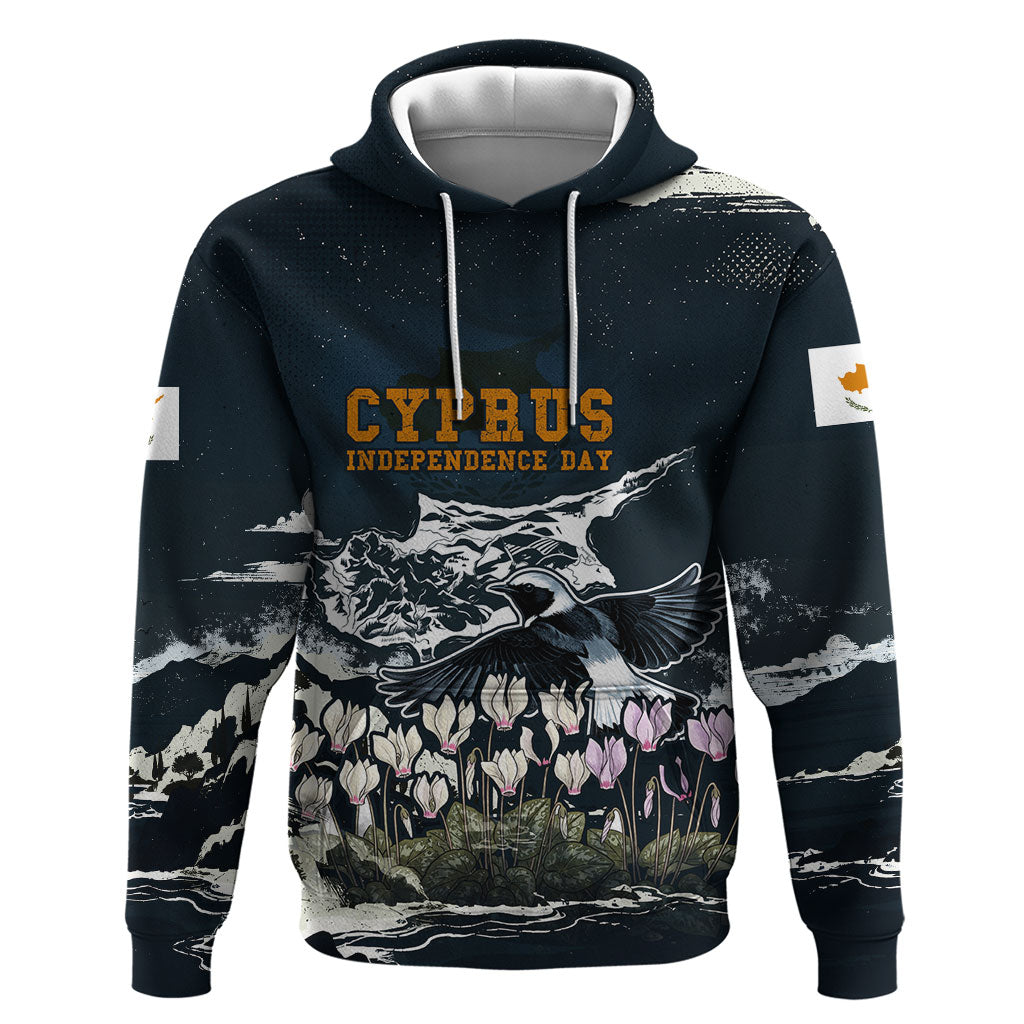 Cyprus Independence Day Freedom Heritage Hoodie Cyprus Flag Coat Of Arms Bird