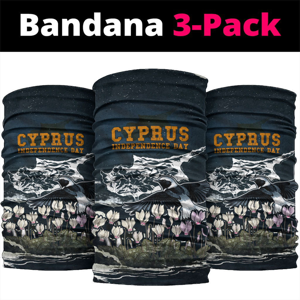 Cyprus Independence Day Freedom Heritage Neck Gaiter Cyprus Flag Coat Of Arms Bird