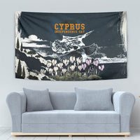 Cyprus Independence Day Freedom Heritage Tapestry Cyprus Flag Coat Of Arms Bird