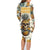 Pineapple Skull Family Matching Long Sleeve Bodycon Dress and Hawaiian Shirt Summer Paradise - Wonder Print Shop