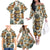 Pineapple Skull Family Matching Off Shoulder Long Sleeve Dress and Hawaiian Shirt Summer Paradise - Wonder Print Shop