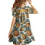 Pineapple Skull Family Matching Off Shoulder Maxi Dress and Hawaiian Shirt Summer Paradise - Wonder Print Shop