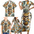 Pineapple Skull Family Matching Short Sleeve Bodycon Dress and Hawaiian Shirt Summer Paradise - Wonder Print Shop