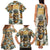 Pineapple Skull Family Matching Tank Maxi Dress and Hawaiian Shirt Summer Paradise - Wonder Print Shop