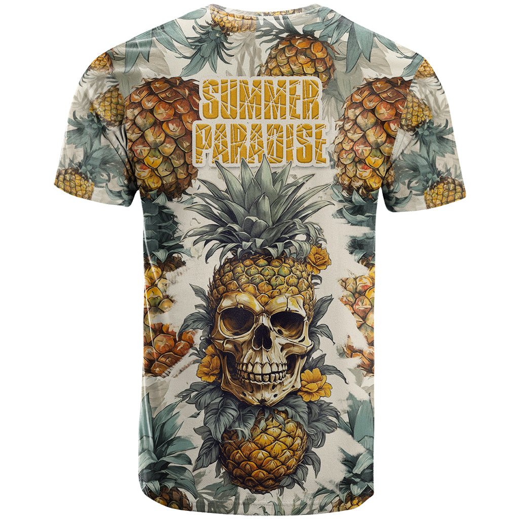 Pineapple Skull T Shirt Summer Paradise - Wonder Print Shop