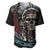 Native American Skull Baseball Jersey American History Begins With Native History - Wonder Print Shop