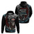 Native American Skull Hoodie American History Begins With Native History - Wonder Print Shop