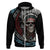 Native American Skull Hoodie American History Begins With Native History - Wonder Print Shop