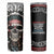 Native American Skull Skinny Tumbler American History Begins With Native History