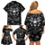 Skull Family Matching Off Shoulder Short Dress and Hawaiian Shirt I Am Who I Am Your Approval Isn't Needed - Wonder Print Shop