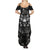 Skull Family Matching Summer Maxi Dress and Hawaiian Shirt I Am Who I Am Your Approval Isn't Needed - Wonder Print Shop