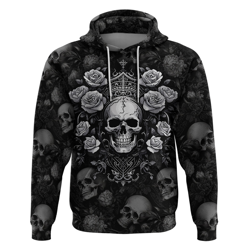 Skull Hoodie I Am Who I Am Your Approval Isn't Needed - Wonder Print Shop