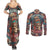 native-american-skull-couples-matching-summer-maxi-dress-and-long-sleeve-button-shirts-native-merican-spirit-of-freedom