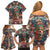 Native American Skull Family Matching Off Shoulder Short Dress and Hawaiian Shirt Native Merican Spirit Of Freedom - Wonder Print Shop