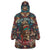 Native American Skull Wearable Blanket Hoodie Native Merican Spirit Of Freedom - Wonder Print Shop