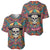 Mexico Skull Baseball Jersey Let's Move To Mexico - Wonder Print Shop