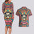 Mexico Skull Couples Matching Long Sleeve Bodycon Dress and Hawaiian Shirt Let's Move To Mexico - Wonder Print Shop