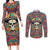 Mexico Skull Couples Matching Long Sleeve Bodycon Dress and Long Sleeve Button Shirts Let's Move To Mexico - Wonder Print Shop