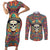 Mexico Skull Couples Matching Short Sleeve Bodycon Dress and Long Sleeve Button Shirts Let's Move To Mexico - Wonder Print Shop