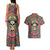 Mexico Skull Couples Matching Tank Maxi Dress and Hawaiian Shirt Let's Move To Mexico - Wonder Print Shop