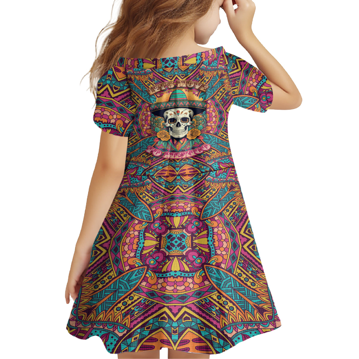 mexico-skull-kid-short-sleeve-dress-lets-move-to-mexico