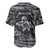 Black and White Metallica Skull Baseball Jersey - Wonder Print Shop