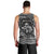 Black and White Metallica Skull Men Tank Top - Wonder Print Shop