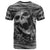 Black and White Metallica Skull T Shirt - Wonder Print Shop