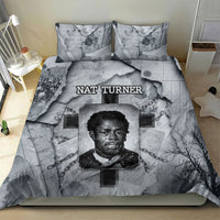 Nat Turner Bedding Set Black History Rebellion - Vintage Newspaper