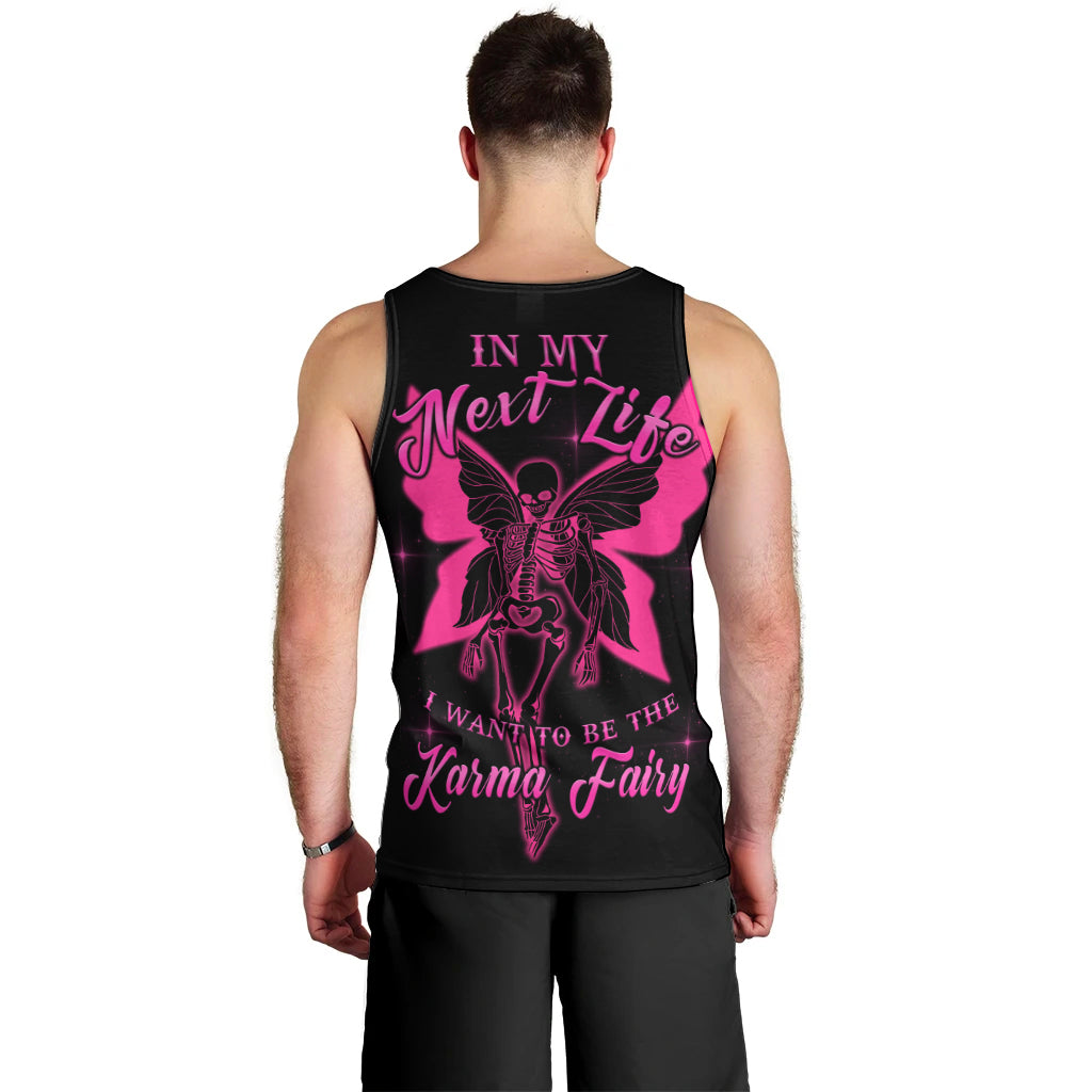 In My Next Life I Want To Be The Karma Fairy Men Tank Top - Wonder Print Shop