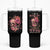 I Am A Sweet Girl Flower Skull Tumbler With Handle