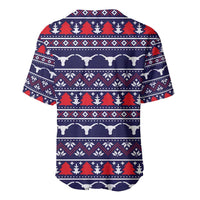 Merry Christmas Y'all Baseball Jersey Xmas Holiday Patterns - Wonder Print Shop