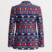 Merry Christmas Y'all Blazer Xmas Holiday Patterns - Wonder Print Shop