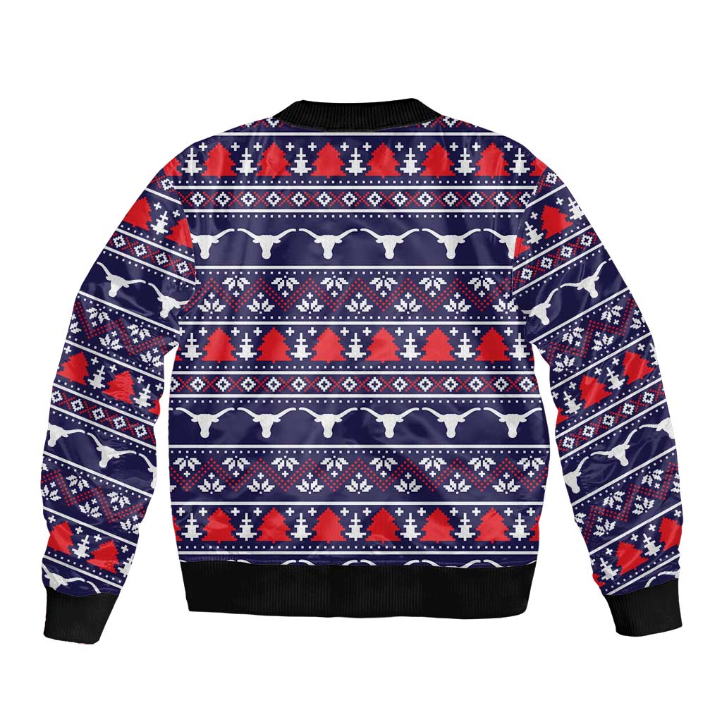 Merry Christmas Y'all Bomber Jacket Xmas Holiday Patterns - Wonder Print Shop