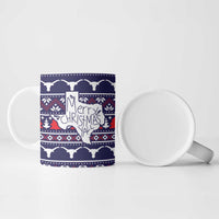 Merry Christmas Y'all Ceramic Mug Xmas Holiday Patterns - Wonder Print Shop