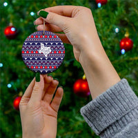 Merry Christmas Y'all Ceramic Ornament Xmas Holiday Patterns - Wonder Print Shop