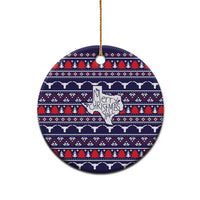 Merry Christmas Y'all Ceramic Ornament Xmas Holiday Patterns - Wonder Print Shop