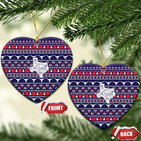Merry Christmas Y'all Ceramic Ornament Xmas Holiday Patterns - Wonder Print Shop