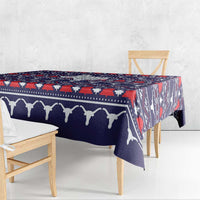 Merry Christmas Y'all Tablecloth Xmas Holiday Patterns - Wonder Print Shop