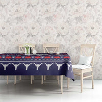 Merry Christmas Y'all Tablecloth Xmas Holiday Patterns - Wonder Print Shop