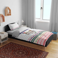 Merry Christmas Yall Texas Bedding Set Xmas Holiday Patterns - Wonder Print Shop