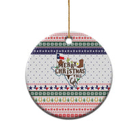 Merry Christmas Yall Texas Ceramic Ornament Xmas Holiday Patterns - Wonder Print Shop