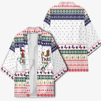 Merry Christmas Yall Texas Kimono Xmas Holiday Patterns - Wonder Print Shop