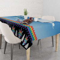 Unicorn Pew Pew Christmas Tablecloth Xmas Holiday Patterns - Wonder Print Shop