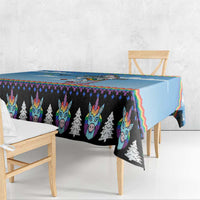 Unicorn Pew Pew Christmas Tablecloth Xmas Holiday Patterns - Wonder Print Shop