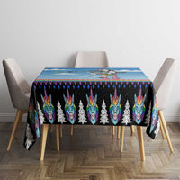 Unicorn Pew Pew Christmas Tablecloth Xmas Holiday Patterns - Wonder Print Shop
