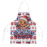 Slovakia Christmas Apron Ugly Fair Isle Gingerbread Man Candy Cane