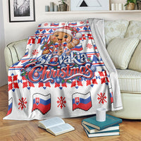 Slovakia Christmas Blanket Ugly Fair Isle Gingerbread Man Candy Cane