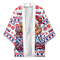 Slovakia Christmas Kimono Ugly Fair Isle Gingerbread Man Candy Cane
